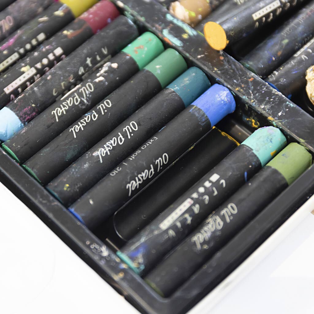 Oliepastel - L 7 Cm - Tykkelse 11 Mm - 48 Stk