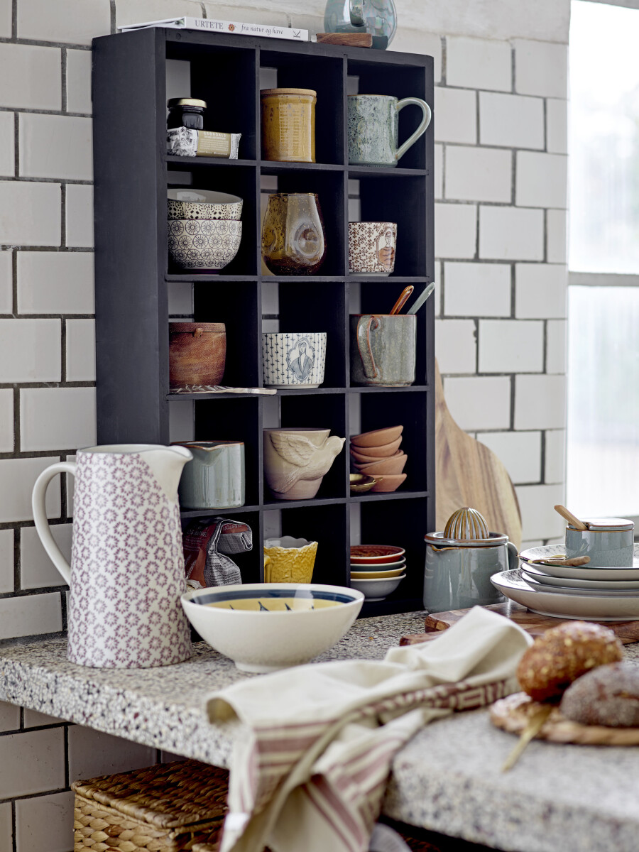 Bloomingville - Olinn Hylde Til Væg - Sort - Fyrretræ