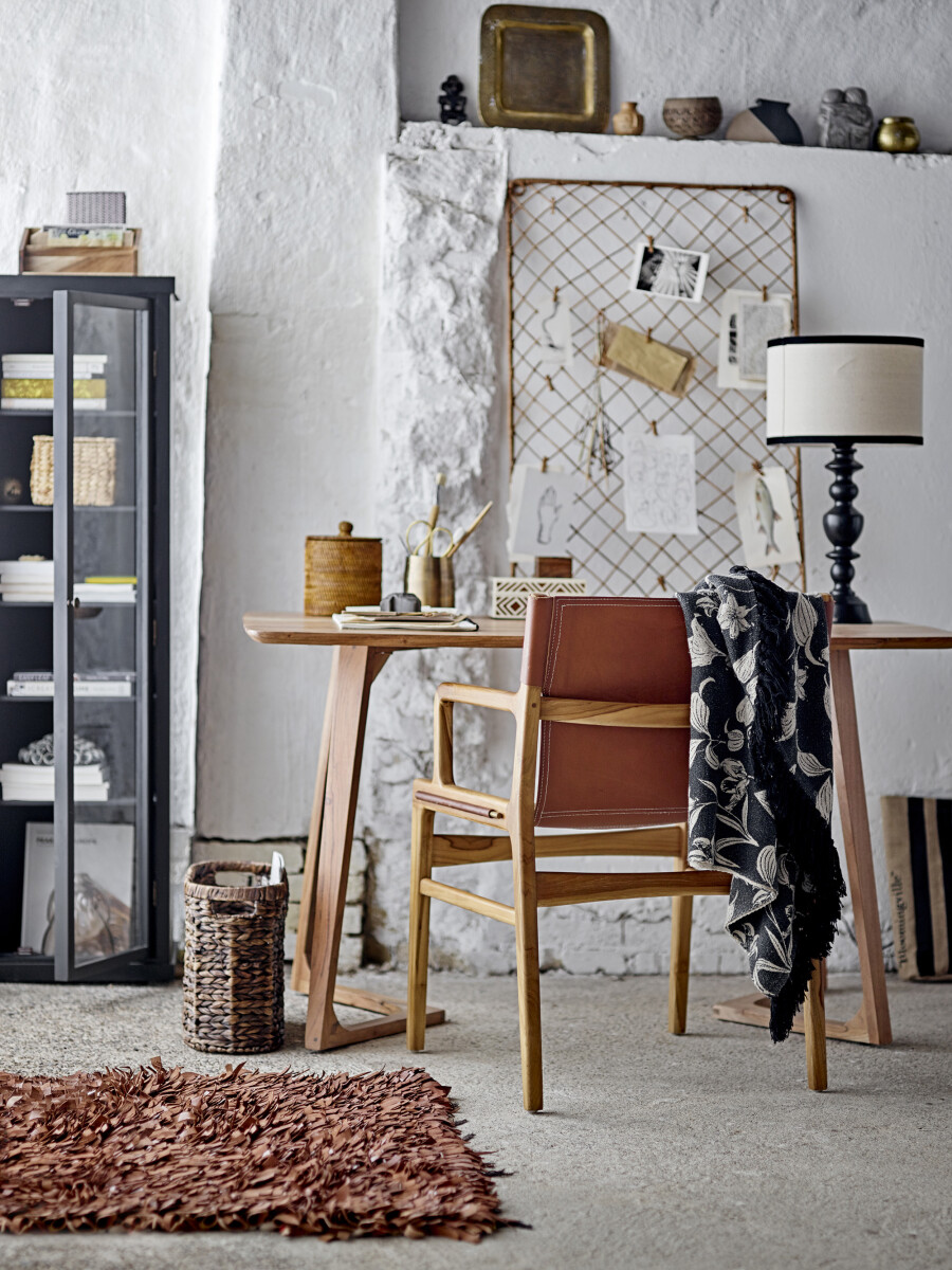 Bloomingville - Ollie Loungestol - Brun - Læder