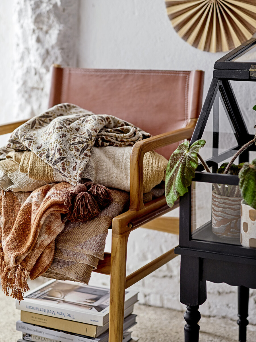 Bloomingville - Ollie Loungestol - Brun - Læder