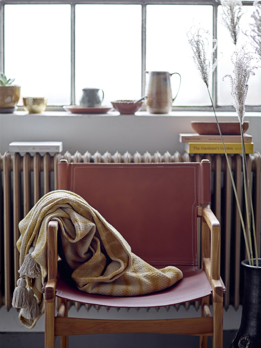 Bloomingville - Ollie Loungestol - Brun - Læder