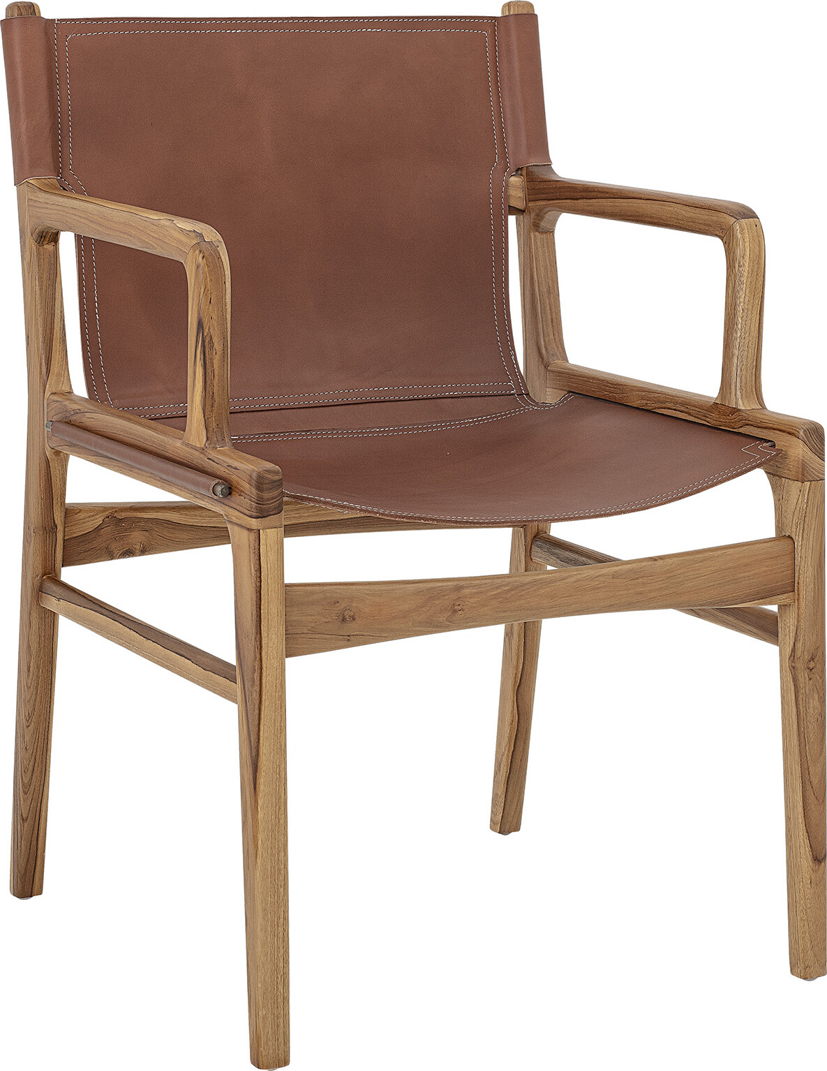 Bloomingville - Ollie Loungestol - Brun - Læder