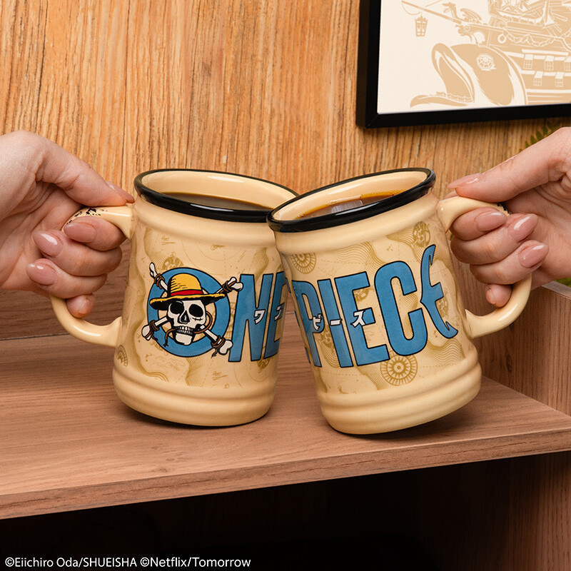 One Piece Jolly Roger Shaped Mug