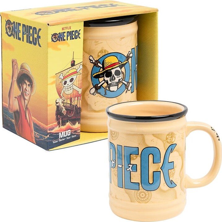 One Piece Jolly Roger Shaped Mug