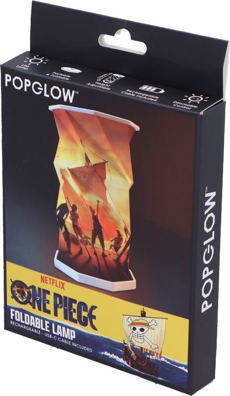 One Piece Lampe - Straw Hat Crew - Foldbar - Popglow - 21 Cm