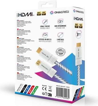 Oniverse - 8K Hdmi Cable - White
