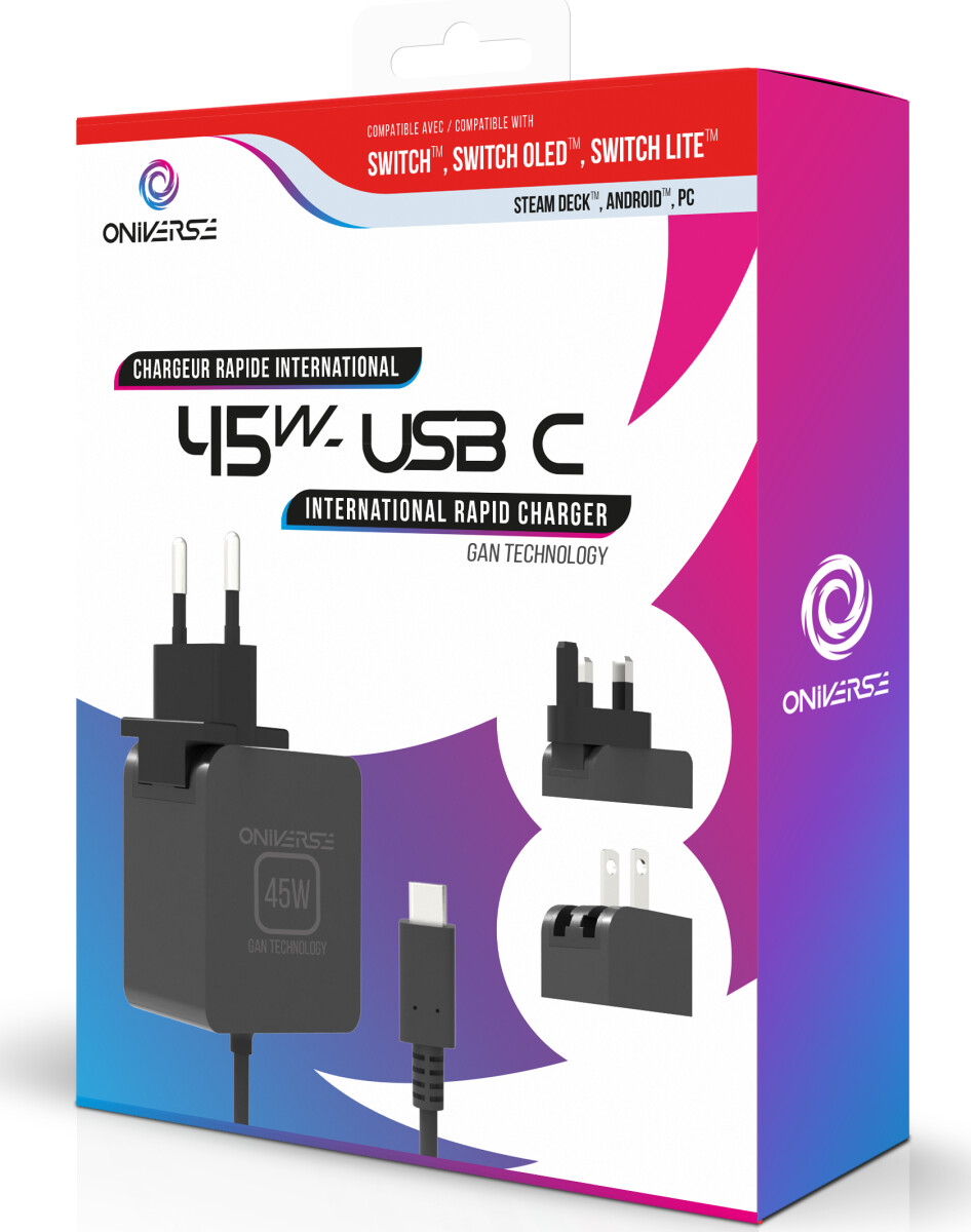 Oniverse Nsw International Fast Charger 45W - Black