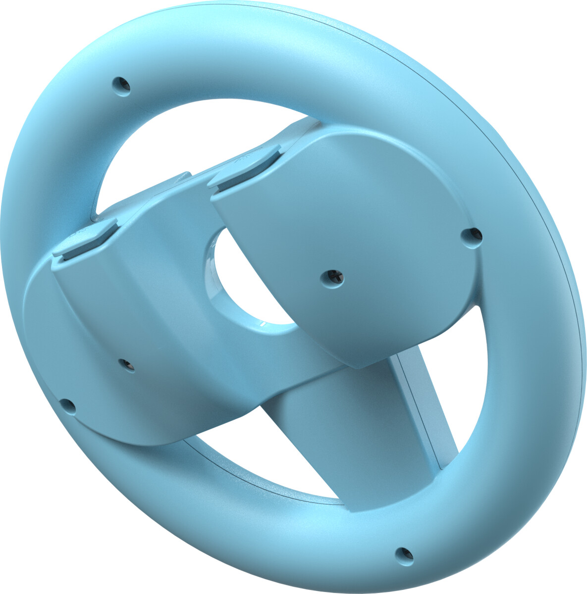 Oniverse Nsw2 Pack Of 2 Racing Wheel Controller Holders - Orangeblue