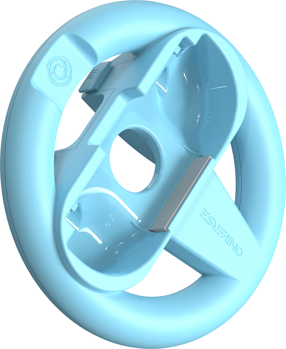 Oniverse Nsw2 Pack Of 2 Racing Wheel Controller Holders - Orangeblue