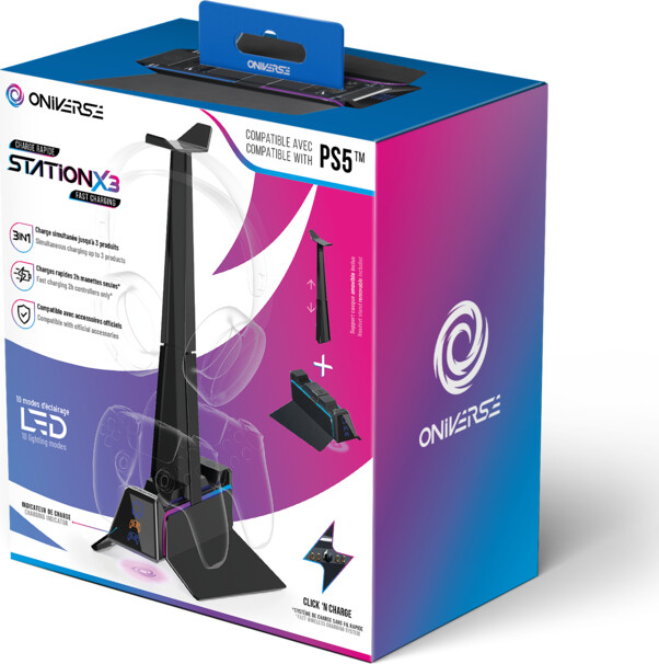 Oniverse Ps5 Fast Charging Station - Black