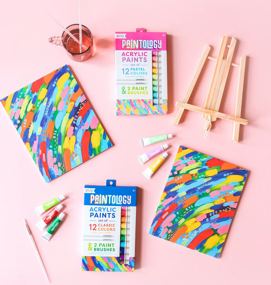Ooly - Akrylmaling Sæt - Paintology - Pastel