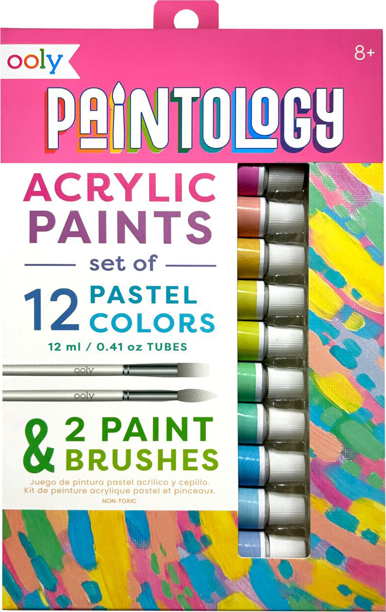 Ooly - Akrylmaling Sæt - Paintology - Pastel