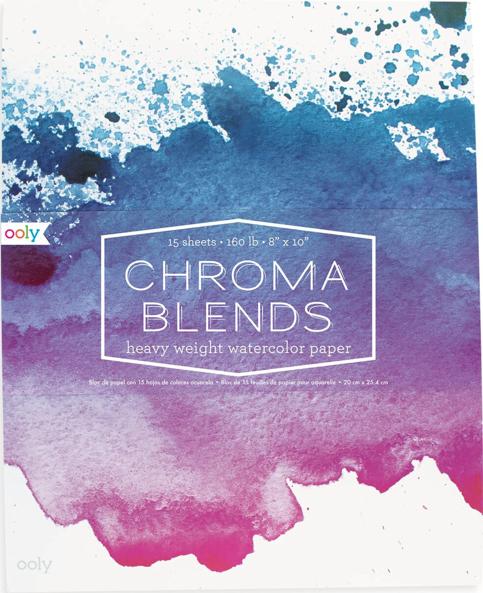 Ooly - Akvarelpapir - Chroma Blends 20 X 25 Cm