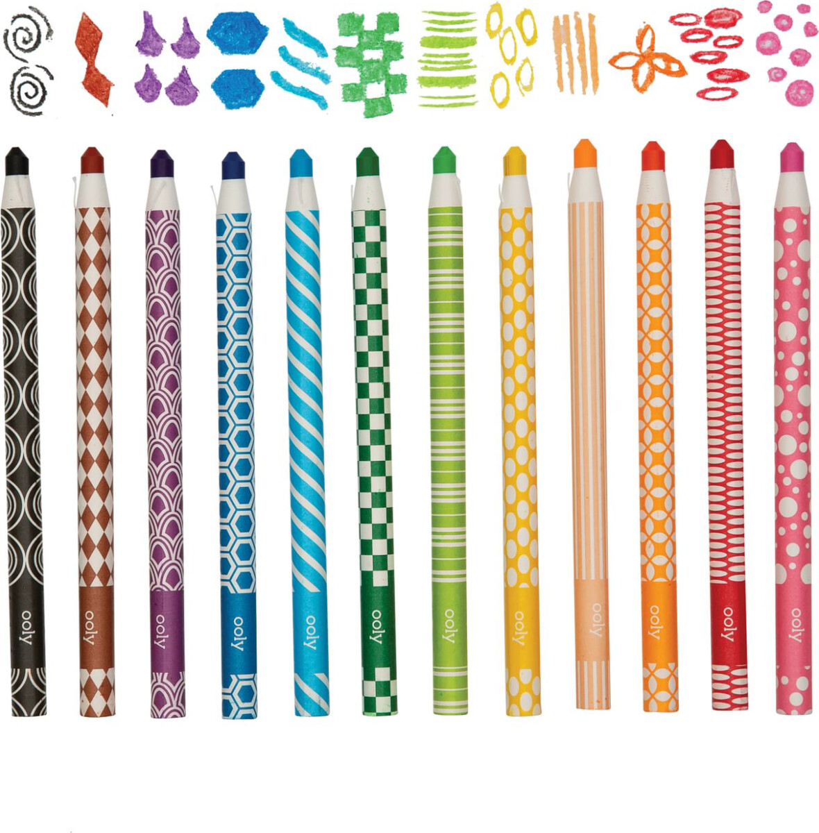 Ooly - Farvekridt Pen 12 Stk - Color Appeel