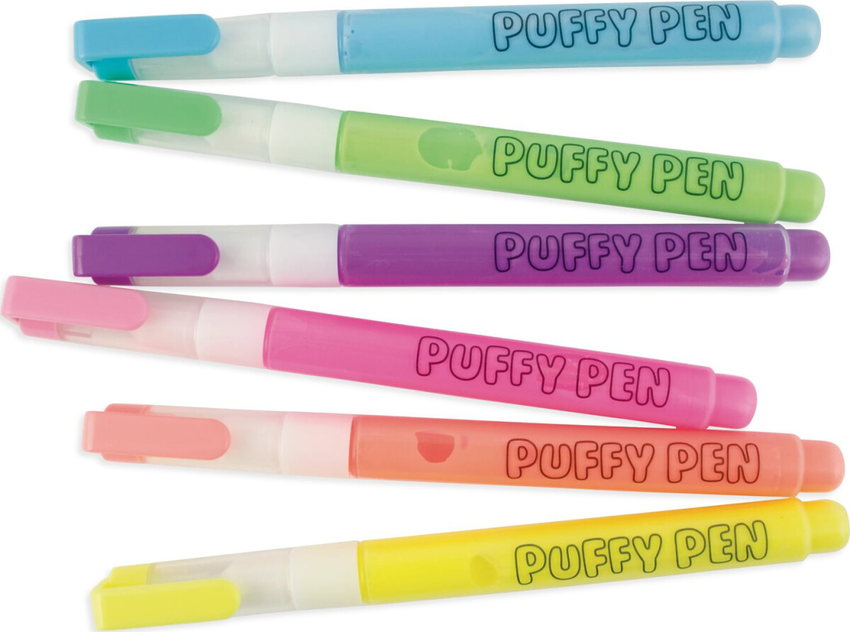 Ooly - Magic Puffy Pens 6 Stk - Neon