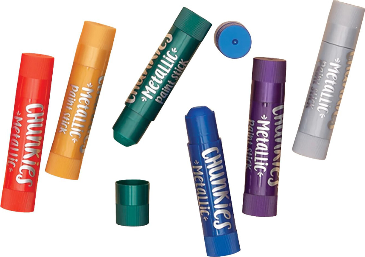 Ooly - Malestift 6 Stk - Chunkies Metallic