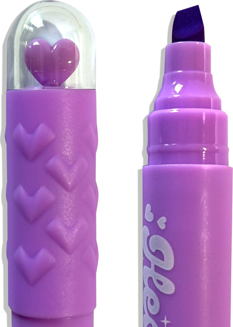 Ooly - Overstregningstusser 6 Stk - Heart Pops Neon