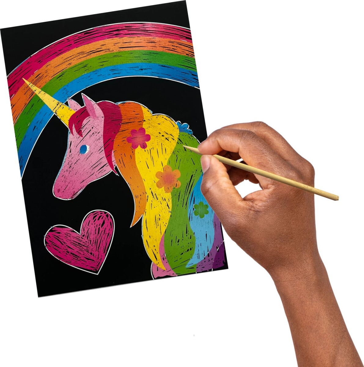 Ooly - Ridsekort - Magical Unicorns - Scratch Og Scribble