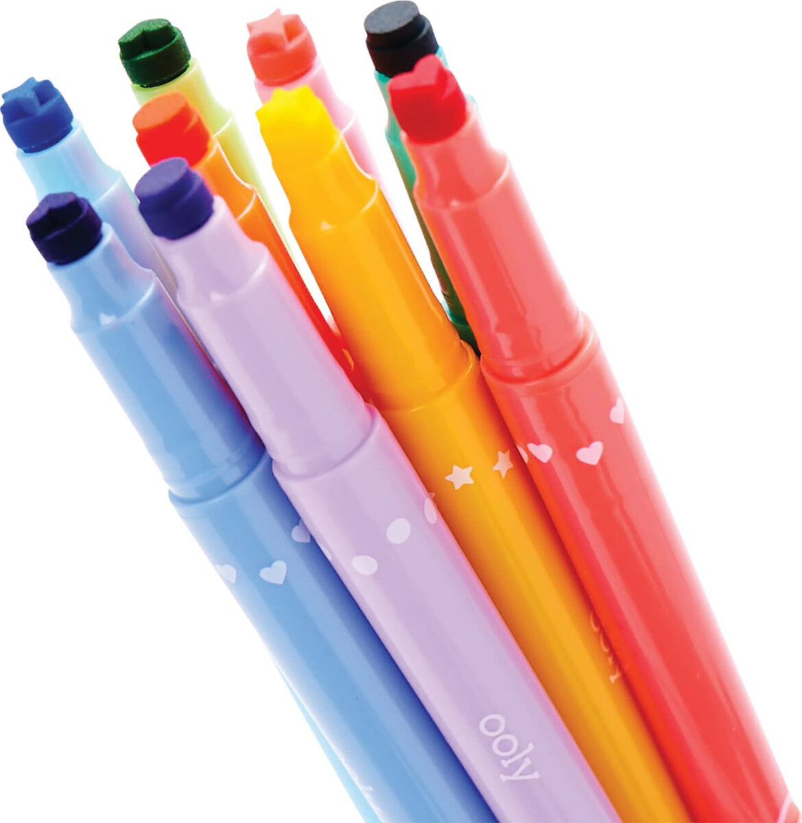 Ooly - Tusser Med Stempel 9 Stk - Confetti