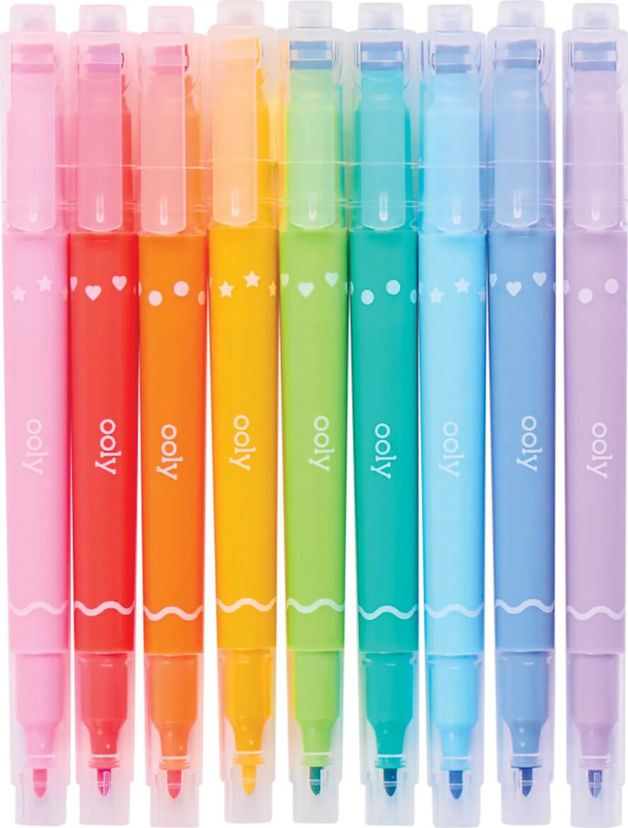 Ooly - Tusser Med Stempel 9 Stk - Confetti