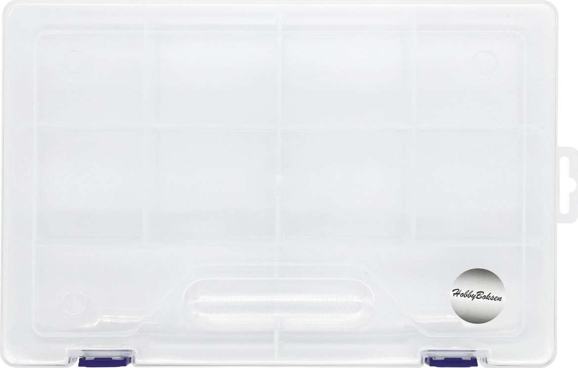 Sortimentskasse Med 10 Rum - Plast - 30X20X6 Cm