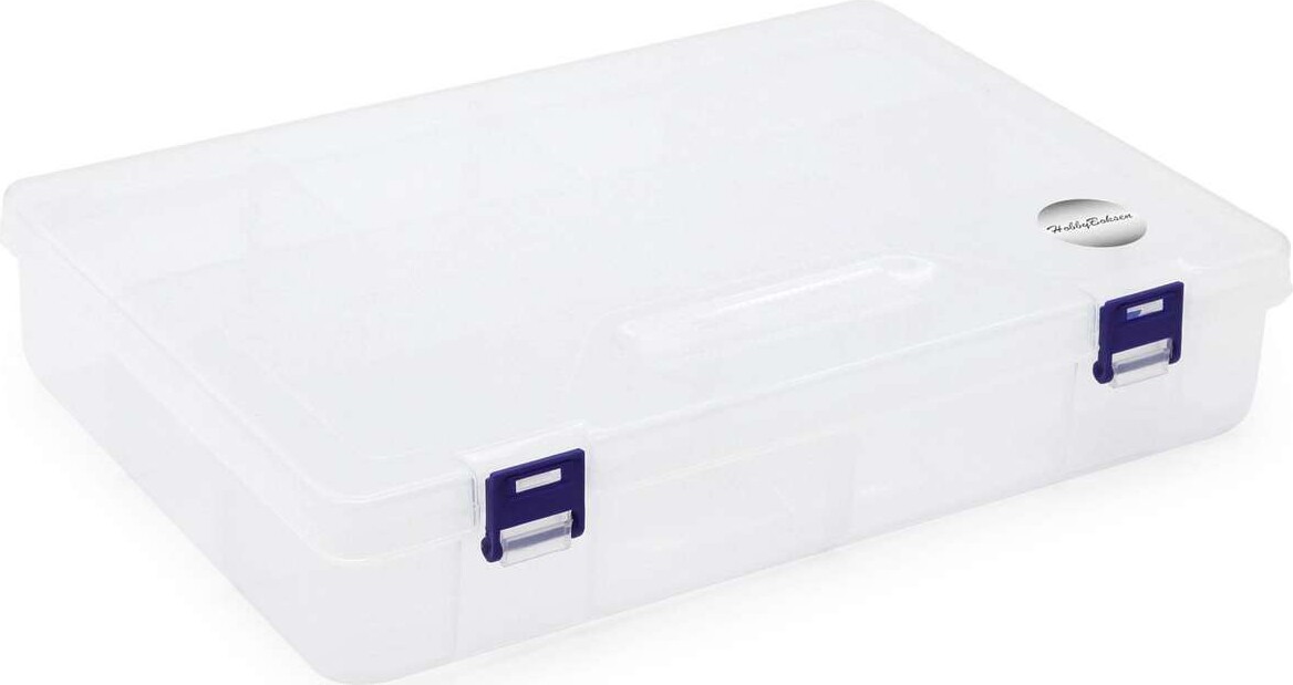 Sortimentskasse Med 10 Rum - Plast - 30X20X6 Cm