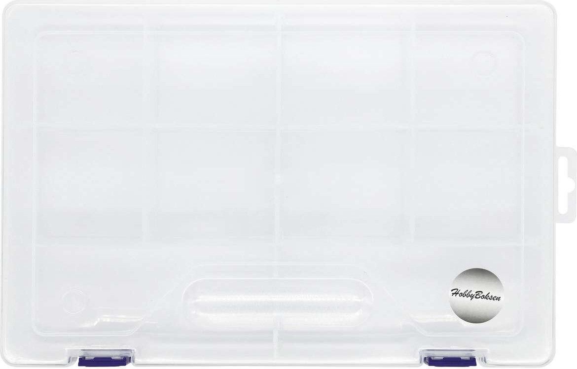 Sortimentskasse Med 10 Rum - Plast - 30X20X6 Cm