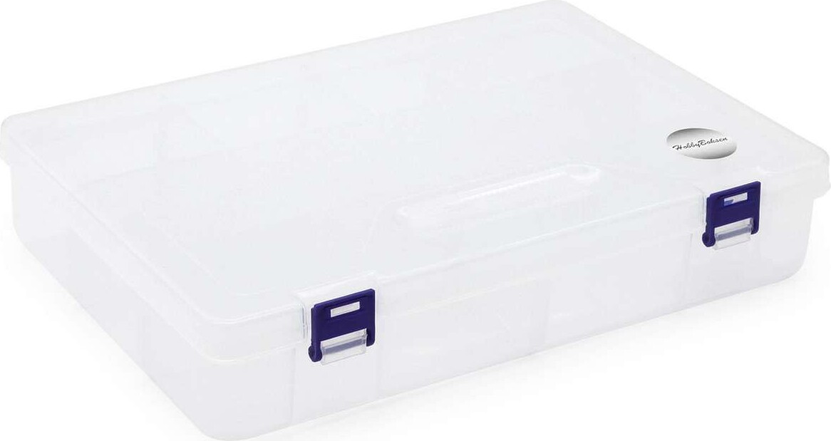 Sortimentskasse Med 10 Rum - Plast - 30X20X6 Cm