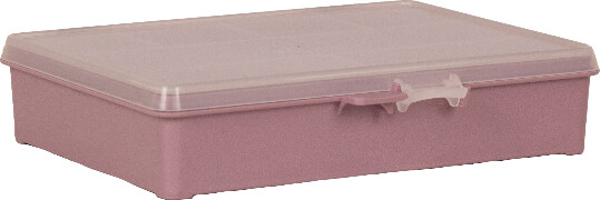 Raaco - Opbevaringsboks Med 7 Rum - 40X17 9X15 1 Cm - Mørk Rosa
