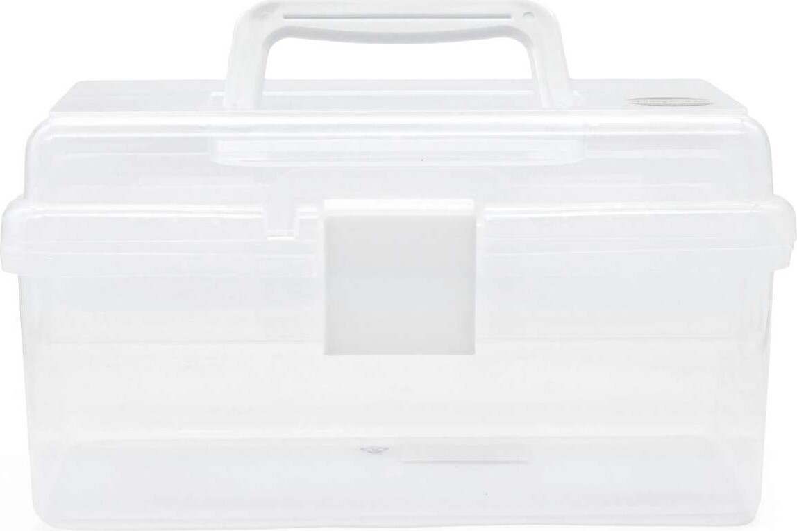 Sortimentskasse Med Indsats - Klar Plast - 25 5X13 5X14 5 Cm