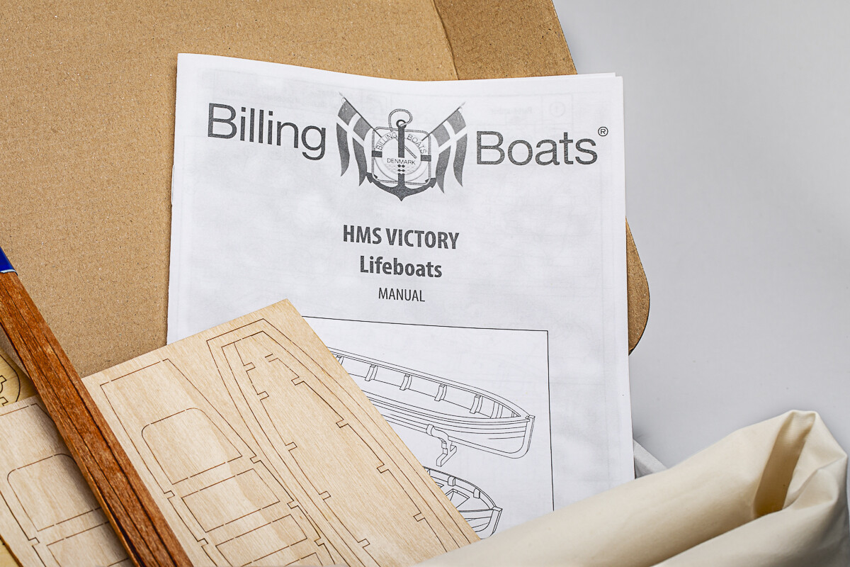 Billing Boats - Hms Victory Tilbehør - Tønder Spande Redningsbåde