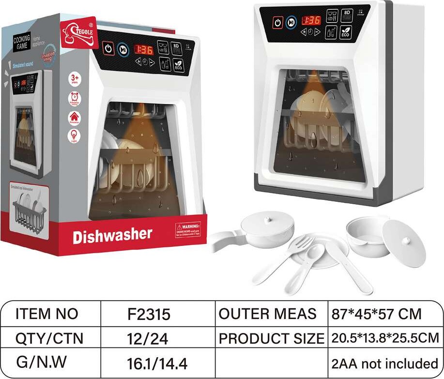 Lege Opvaskemaskine Med Tilbehør - Elektrisk - Tegole