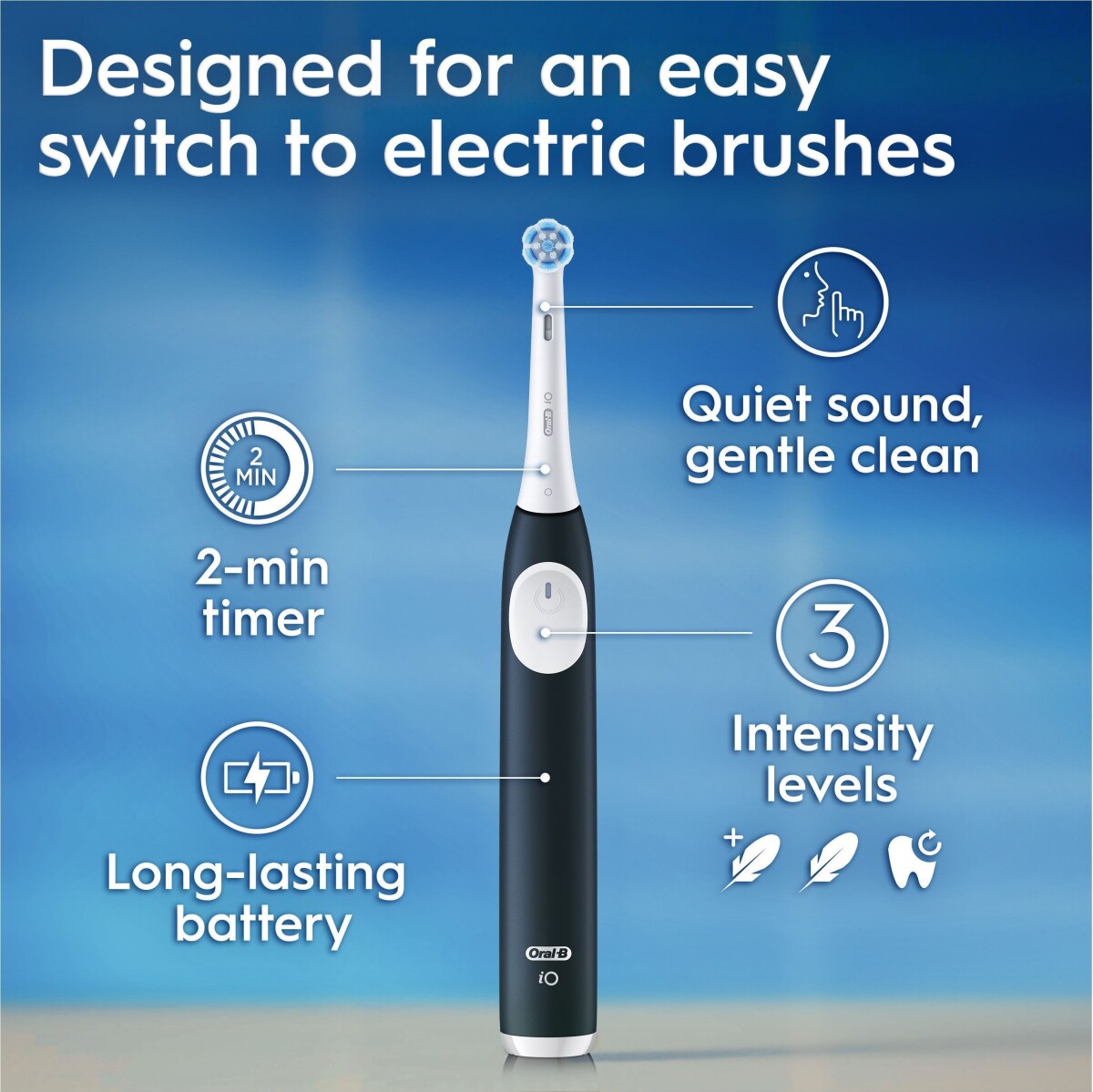 Oral B - Io 2 Elektrisk Tandbørste - Forest Green