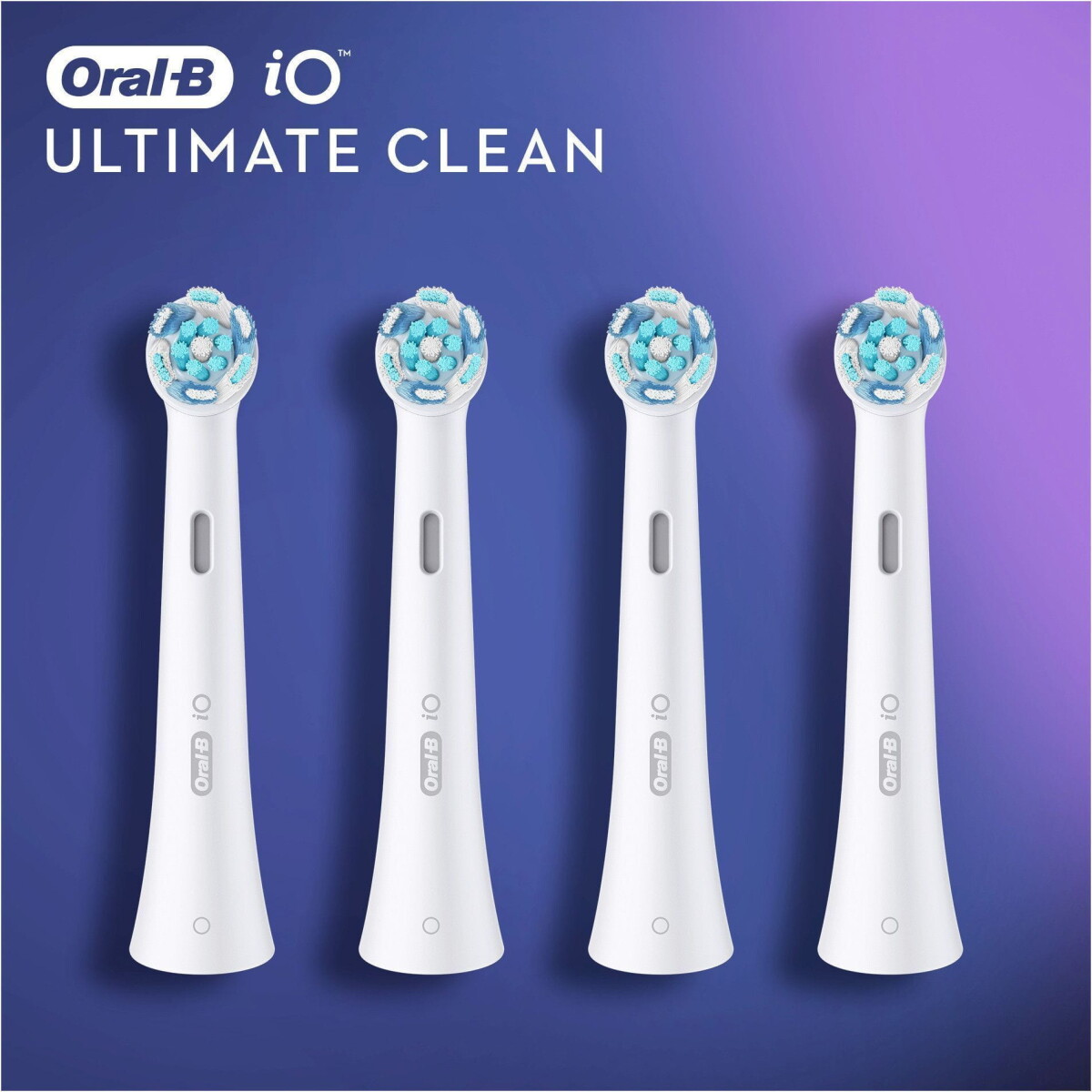 Oral-B - Io Ultimate Clean Udskiftningshoveder 4 Stk