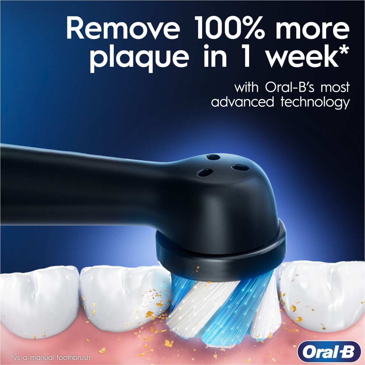 Oral-B - Io3S Mat Sort Elektrisk Tandbørste