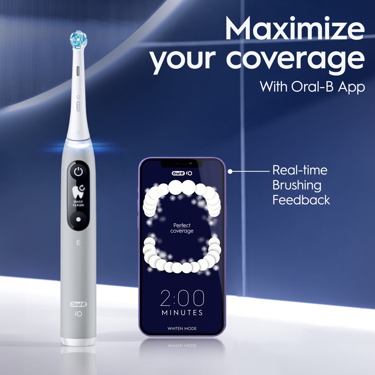 Oral-B - Io6S Grå Opal Elektrisk Tandbørste