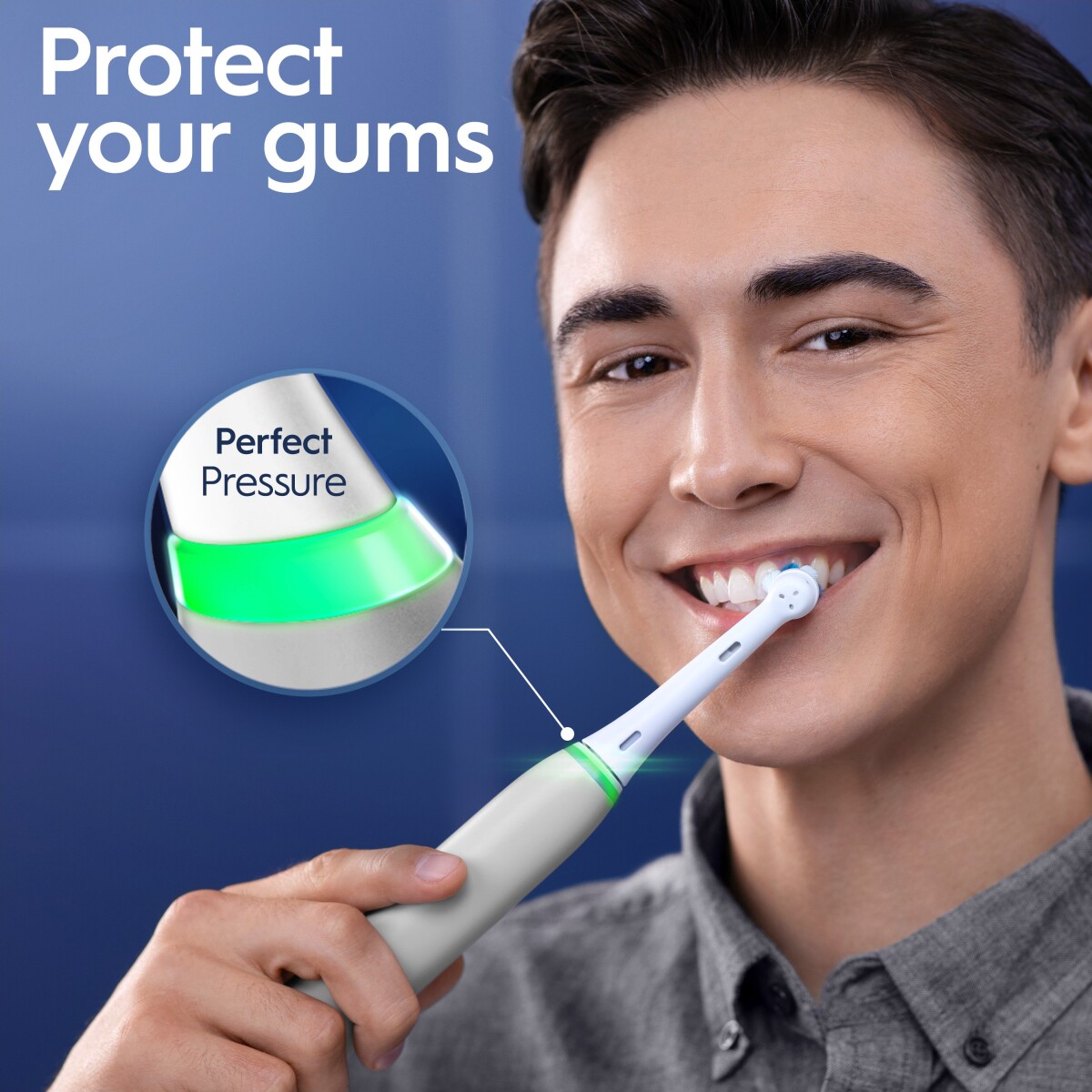 Oral-B - Io6S Grå Opal Elektrisk Tandbørste