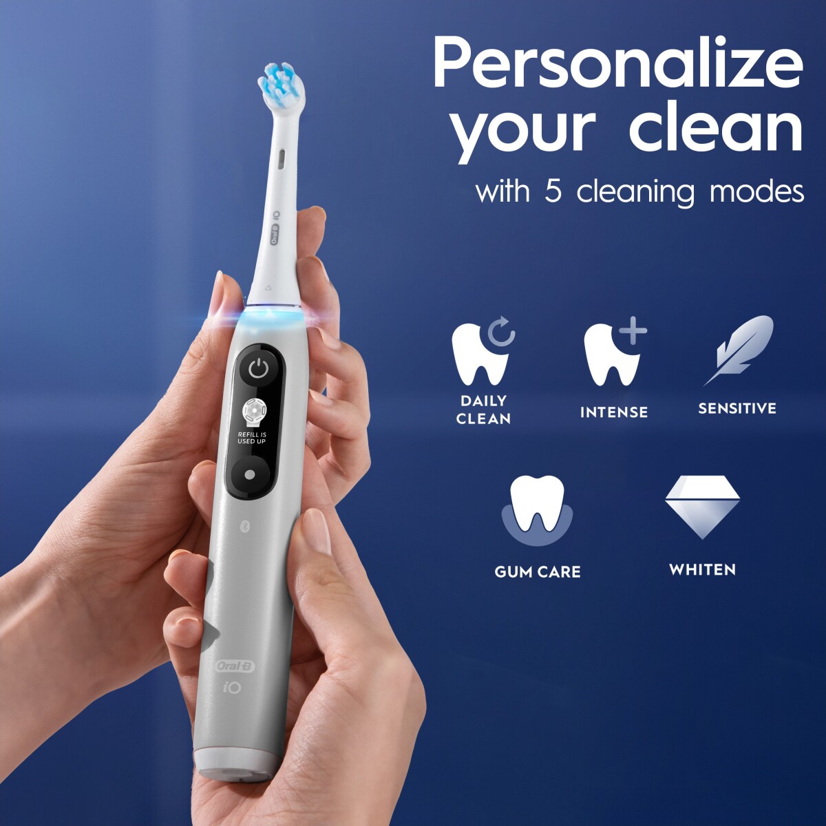 Oral-B - Io6S Grå Opal Elektrisk Tandbørste
