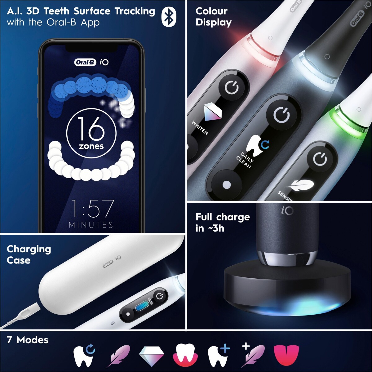 Oral-B - Io9S Rosenkvarts Elektrisk Tandbørste