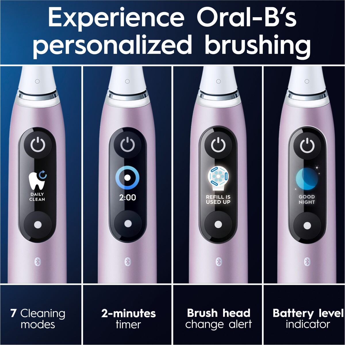 Oral-B - Io9S Rosenkvarts Elektrisk Tandbørste