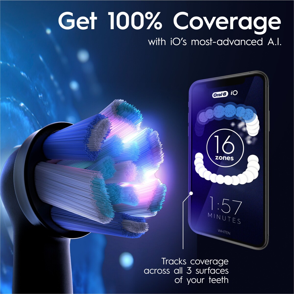 Oral-B - Io9S Sort Onyx Elektrisk Tandbørste