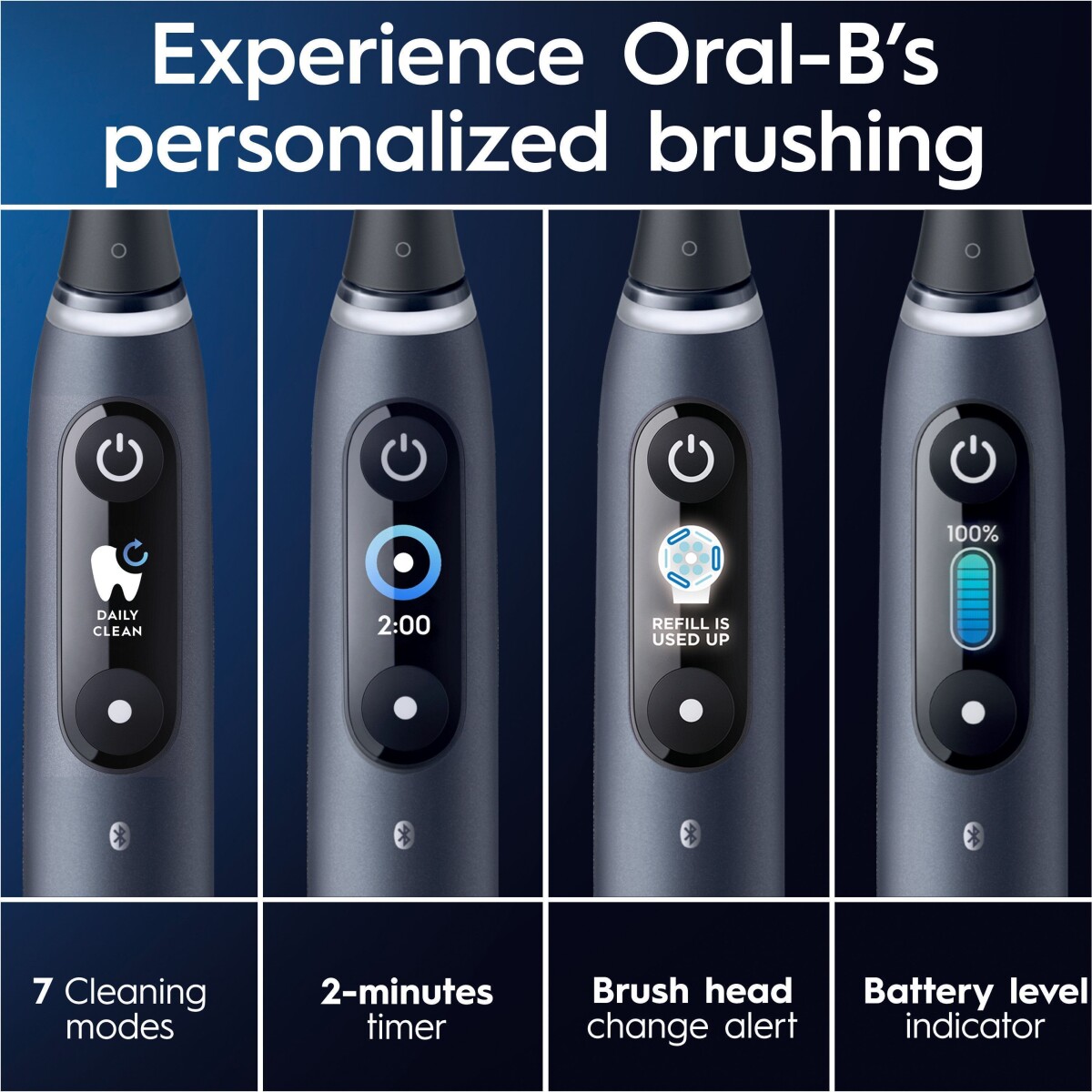 Oral-B - Io9S Sort Onyx Elektrisk Tandbørste