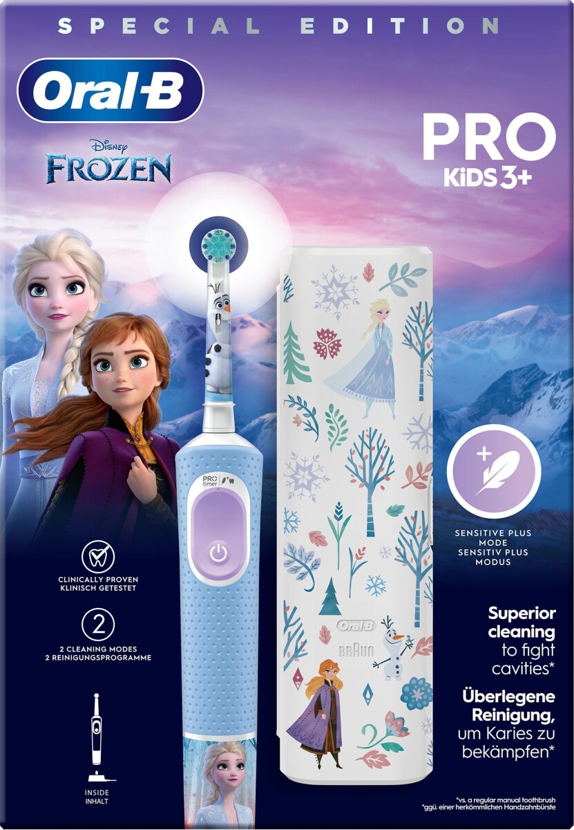 Oral-B - Vitality Pro Kids Frozen Elektrisk Tandbørste Hbox Tc
