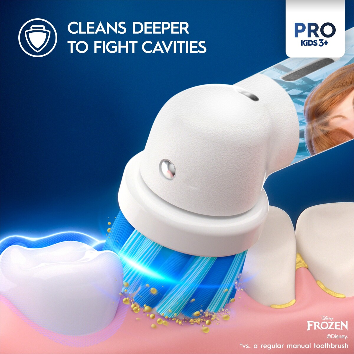 Oral-B - Vitality Pro Kids Frozen Elektrisk Tandbørste Hbox Tc