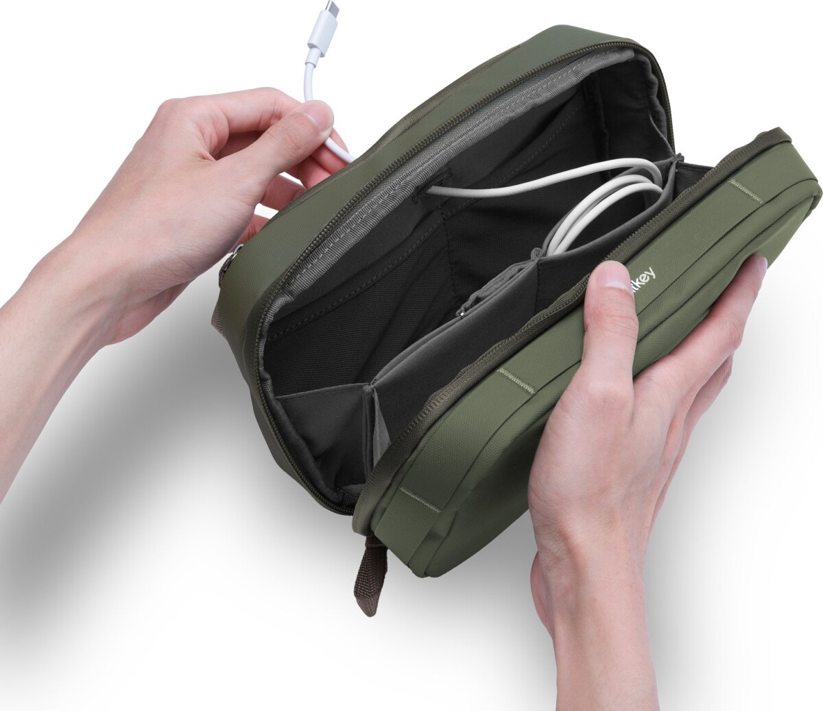 Orbitkey - 2-In-1 Tech Pouch - Olive