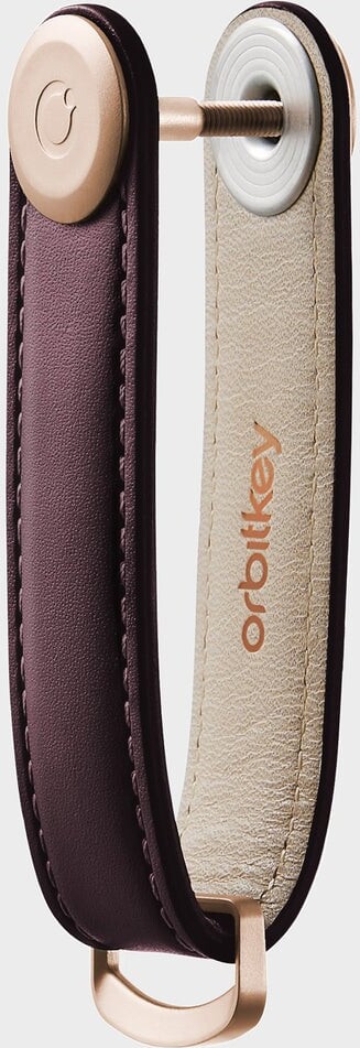 Orbitkey - Leather Key Organiser - Wine
