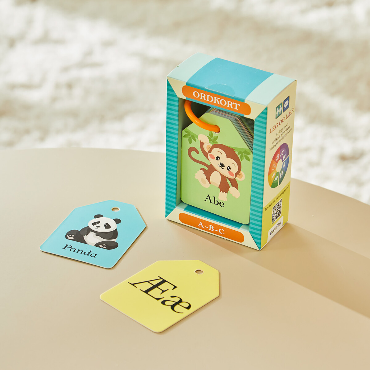 Ordkort Med Billede Til Børn - Alfabetet - Abc - Barbo Toys