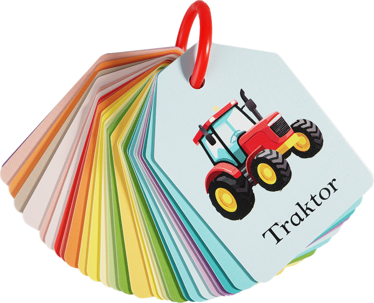 Ordkort Med Billede Til Børn - På Bondegården - Barbo Toys