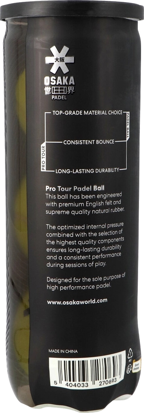 Osaka - Padel Bolde 3 Stk