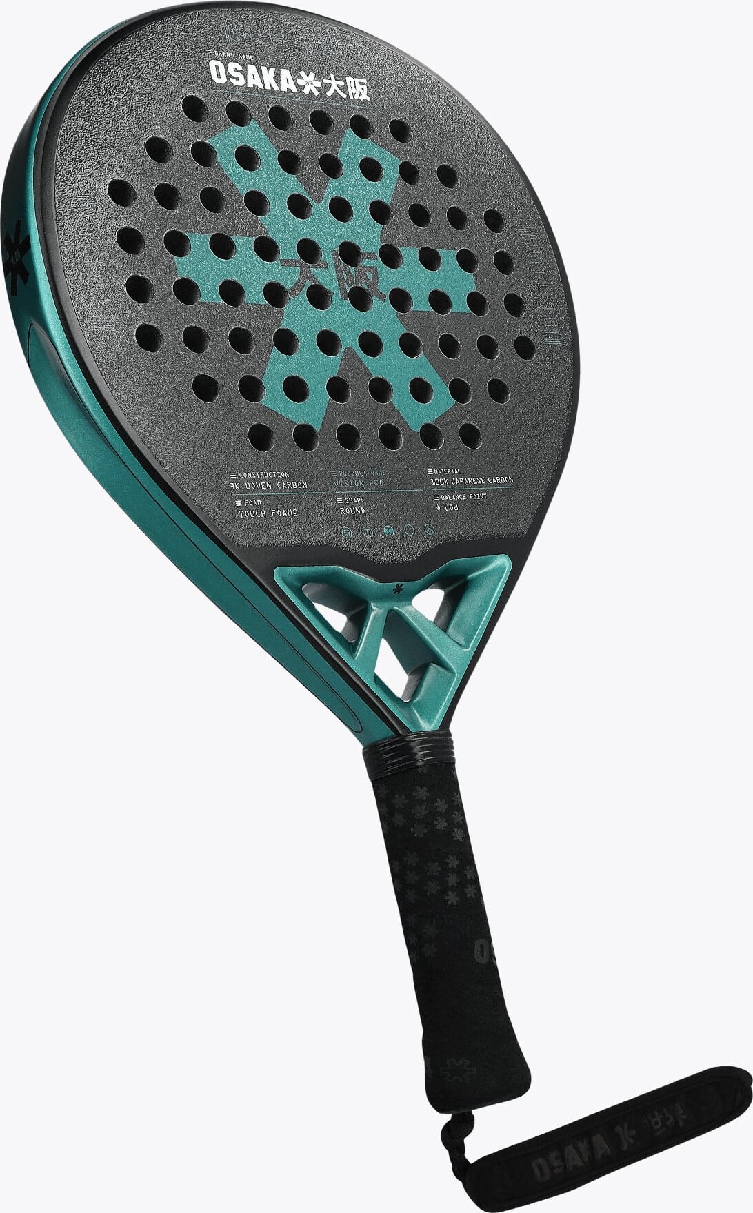 Osaka - Vision Pro Control Padelbat - Transformative Teal